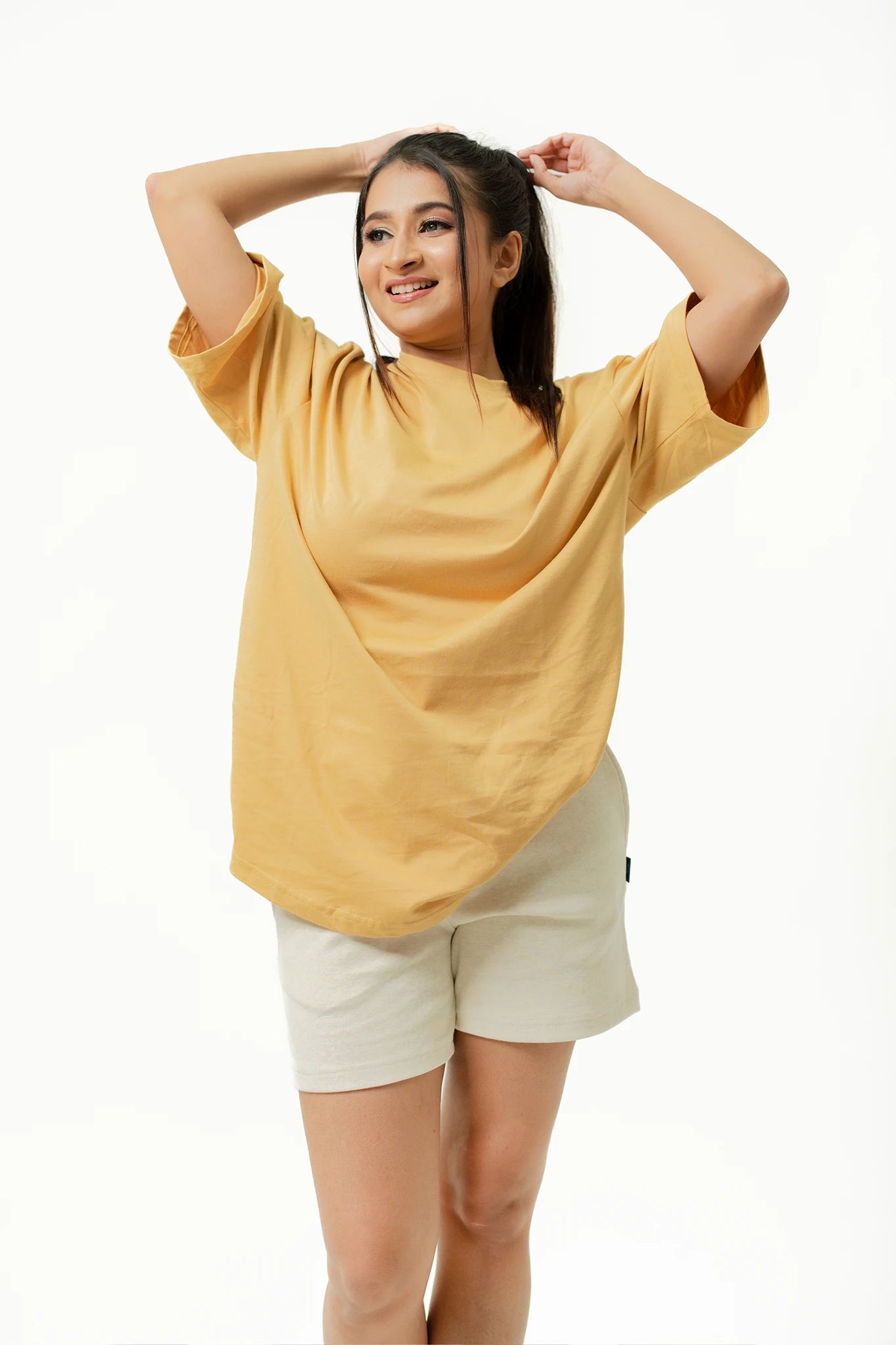 Habito Over Size Tee Pineapple Womens Front