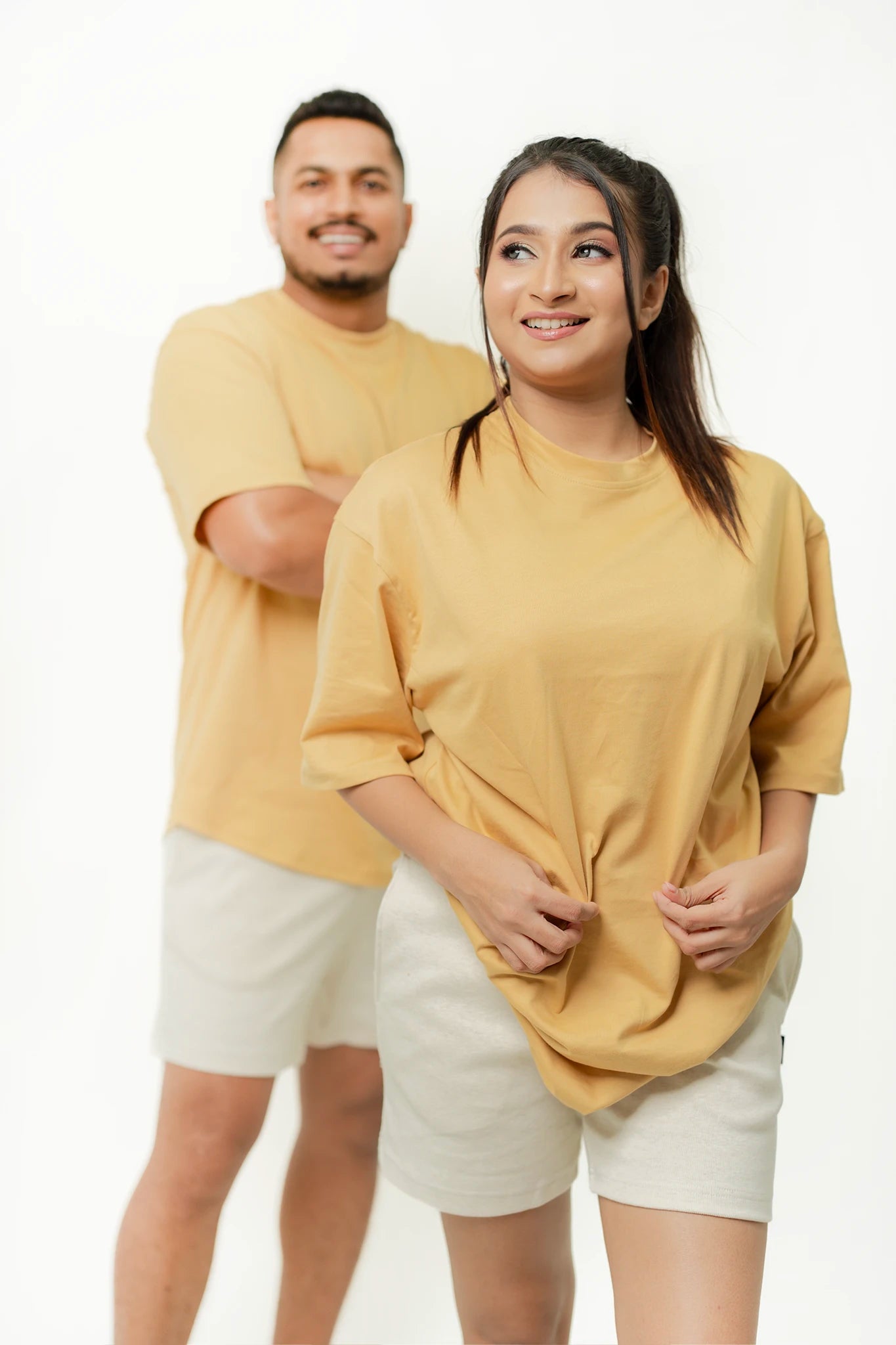 Habito Over Size Tee Pineapple Womens Front Full